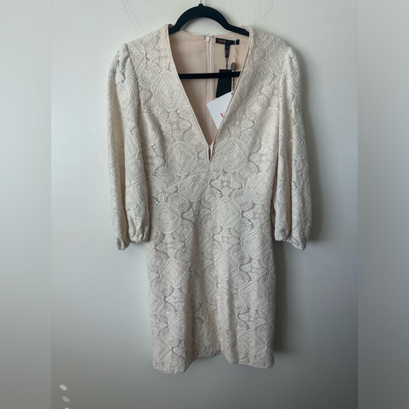 NWT Maje Richet Sequined Mini Dress Size Large (40) - Picture 7 of 12